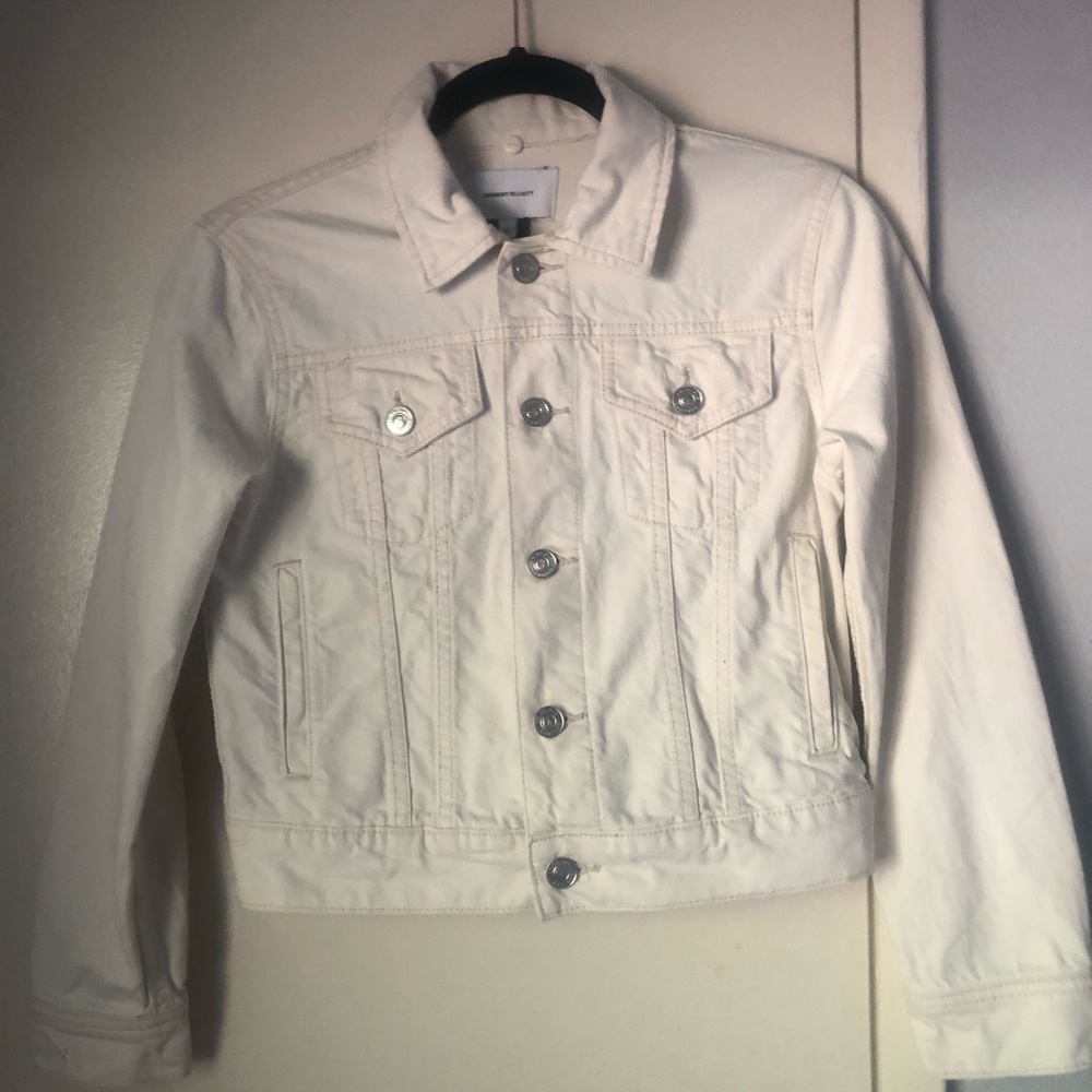 Current/Elliot Denim jacket in Bone size 0